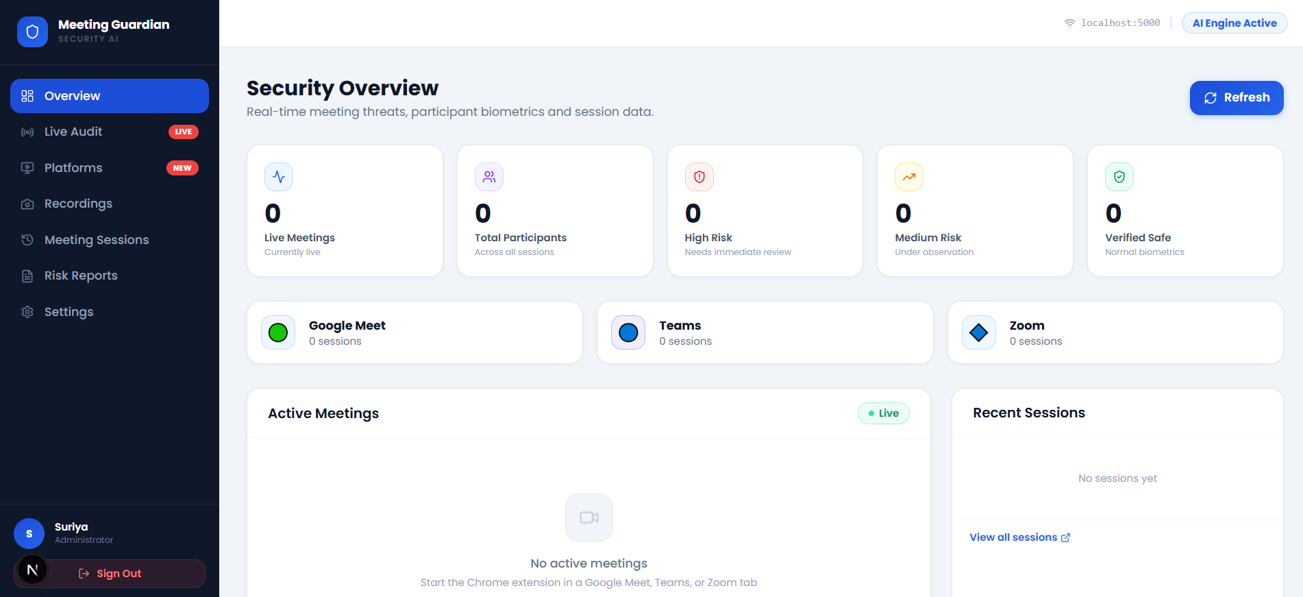 Meeting Bot — Deepfake Guardian